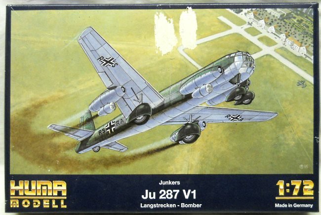 Huma Model 1/72 Junkers Ju-287 V1 - Jet Bomber, 5001 plastic model kit